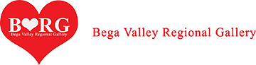 Bega Valley Regional Gallery logo and link to website.